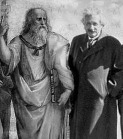 Platone e Albert Einstein